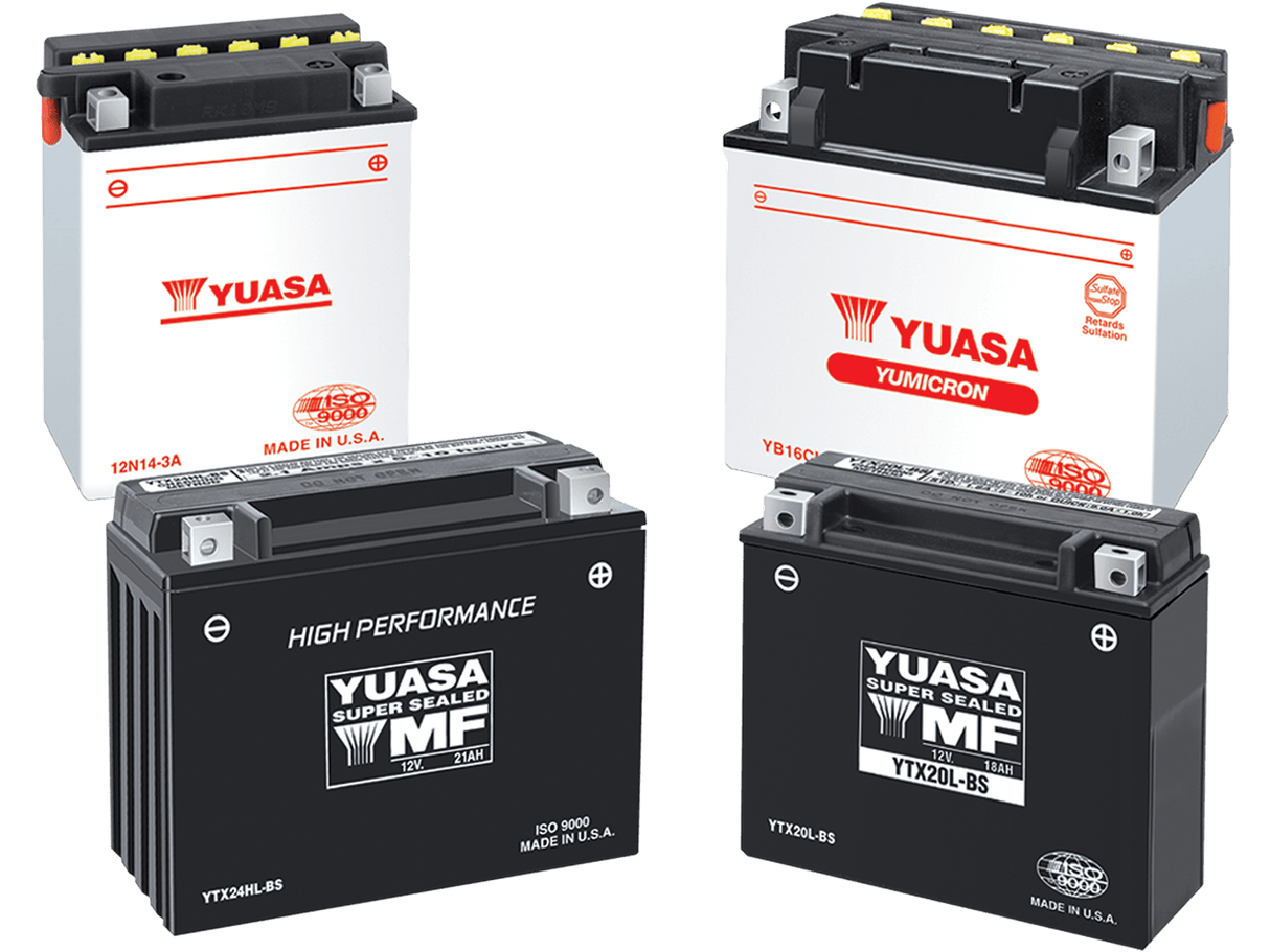 YUASA AGM Battery - YTX20L YUAM420BS - Moto Shop Service