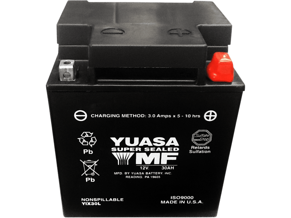 YUASA AGM Battery - YIX30L-PW YUAM7230LPW - Moto Shop Service