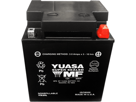 YUASA AGM Battery - YIX30L-PW YUAM7230LPW - Moto Shop Service