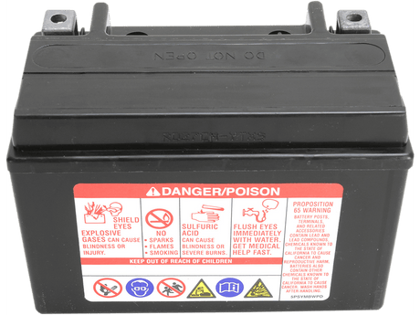 YUASA AGM Battery - YTX9 YUAM729BSTWN - Moto Shop Service