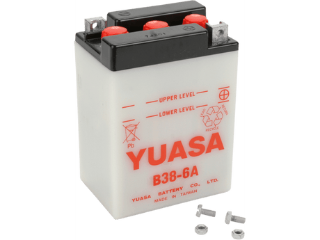 YUASA Battery - B38-6A YUAM2614J - Moto Shop Service