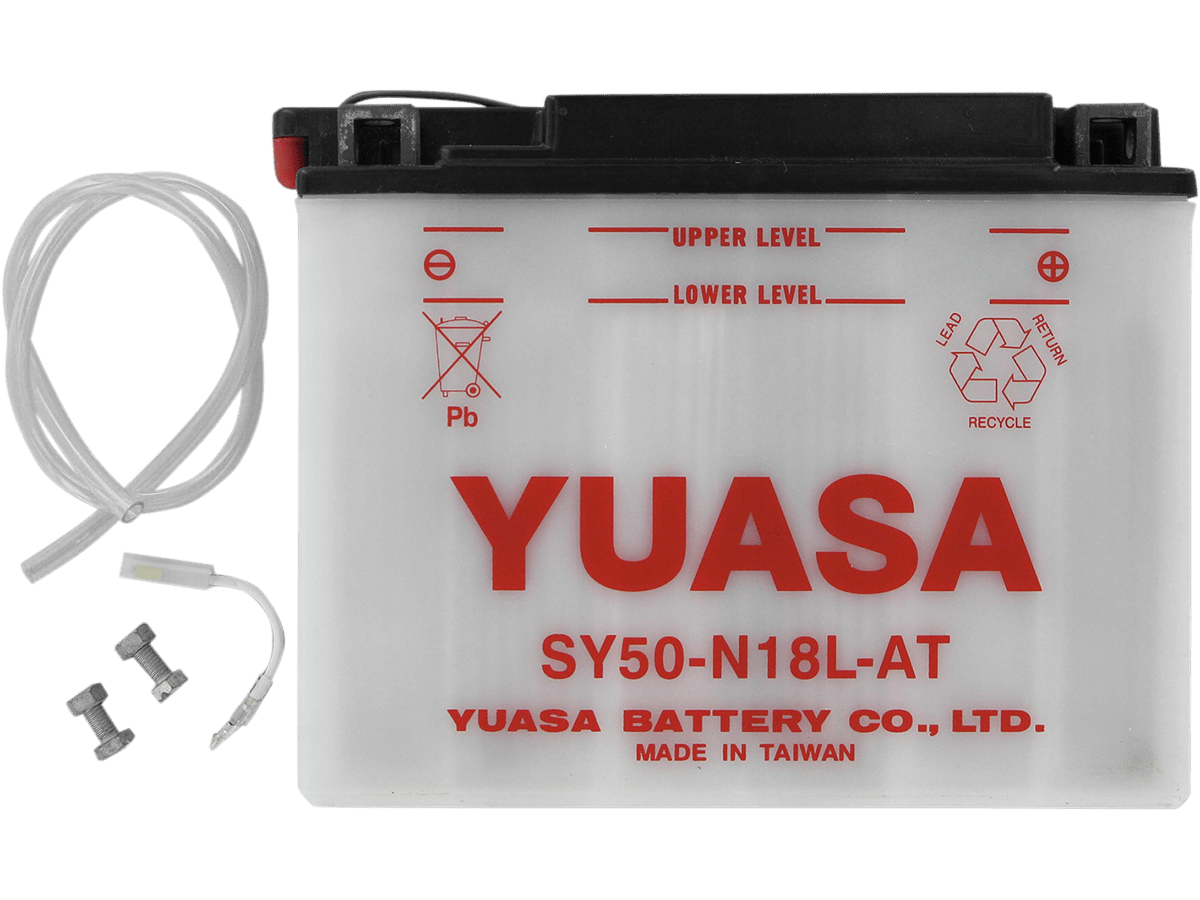 YUASA Battery - SY50N18LAT YUAM22S8T - Moto Shop Service