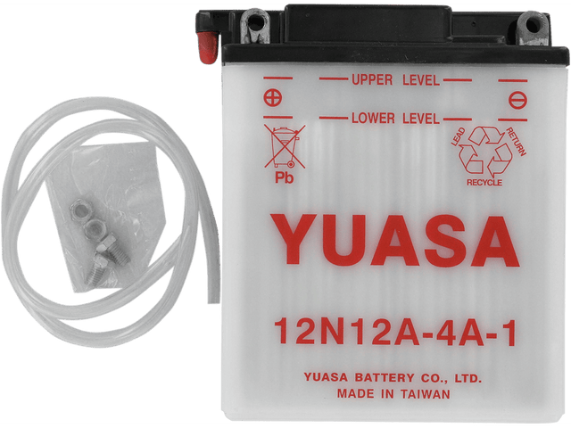 YUASA Battery - Y12N12A-4A-1 YUAM2221B - Moto Shop Service