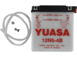 YUASA Battery - Y12N5-4B YUAM2250B - Moto Shop Service