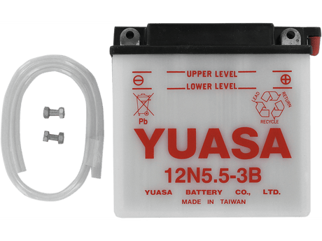 YUASA Battery - Y12N5.5-3B YUAM2255B - Moto Shop Service