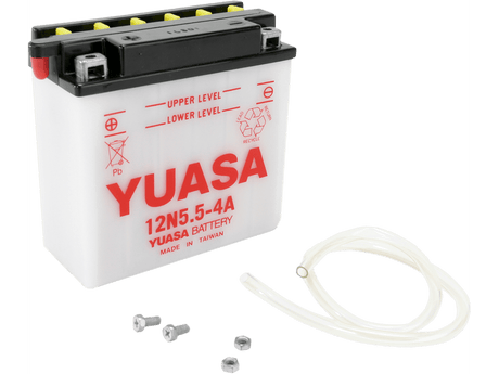 YUASA Battery - Y12N5.5-4A YUAM2254A - Moto Shop Service