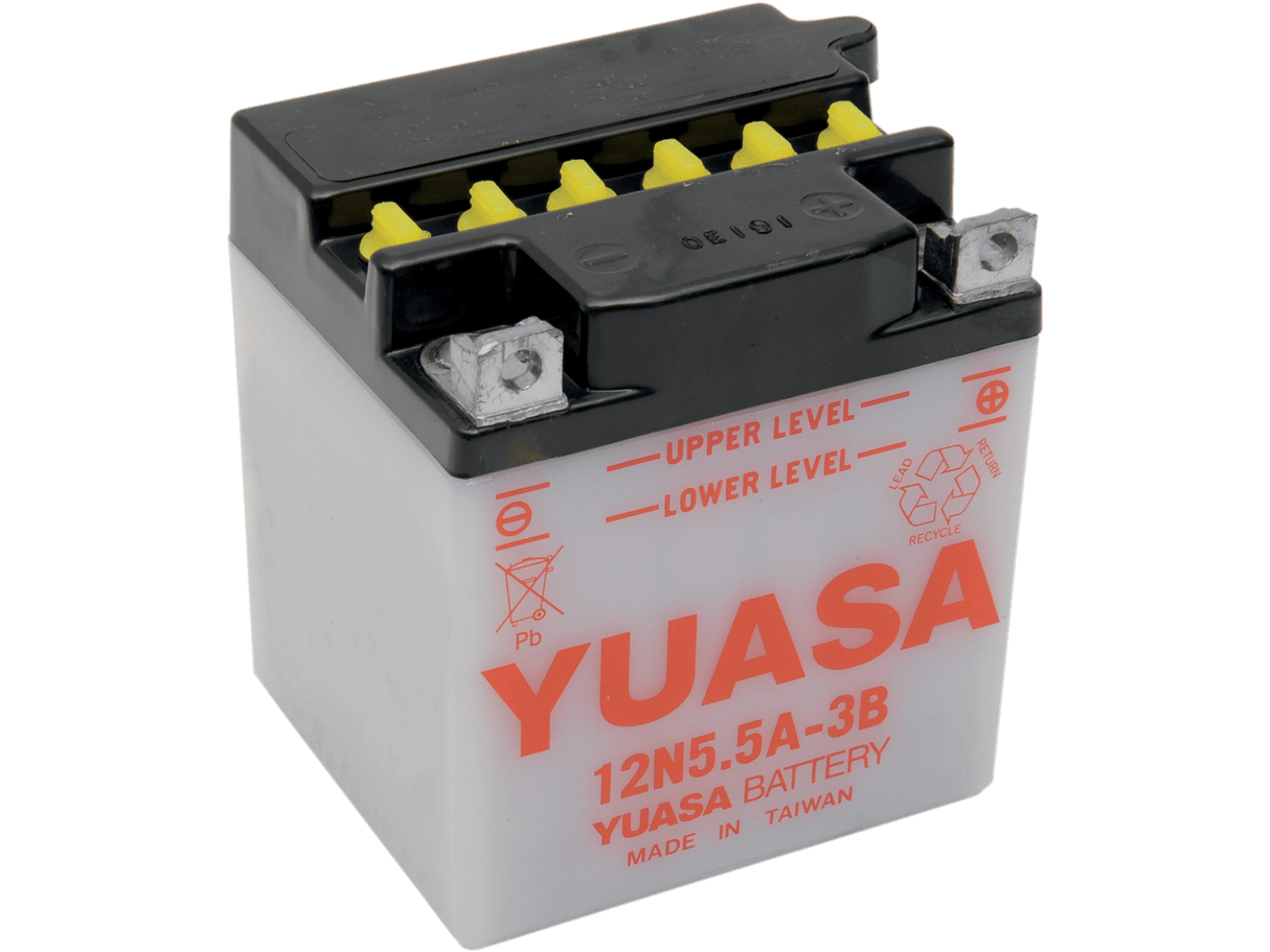 YUASA Battery - Y12N5.5A-3B YUAM22A5B - Moto Shop Service