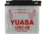 YUASA Battery - Y12N7-4B YUAM2270B - Moto Shop Service