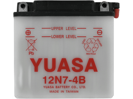 YUASA Battery - Y12N7-4B YUAM2270B - Moto Shop Service