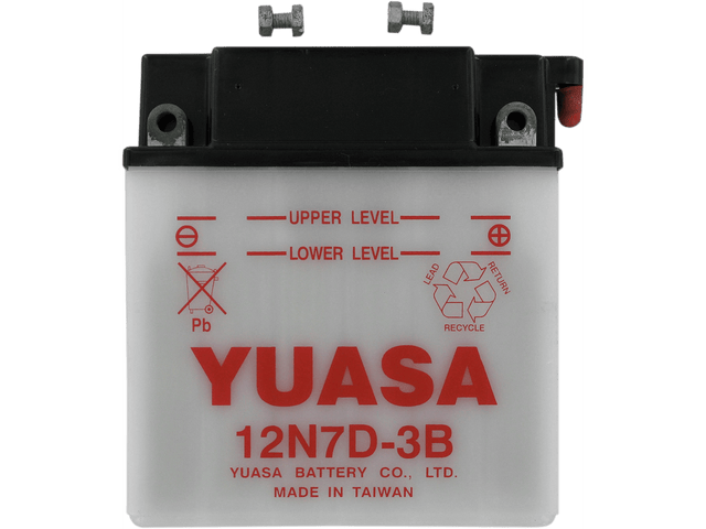 YUASA Battery - Y12N7D-3B YUAM227DB - Moto Shop Service