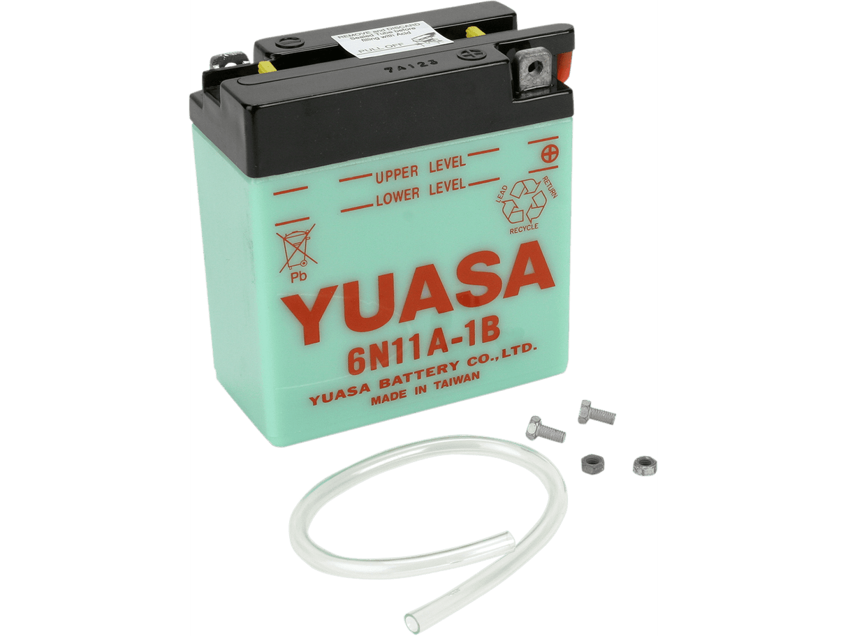 YUASA Battery - Y6N11A-1B YUAM26111 - Moto Shop Service