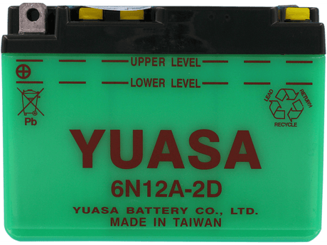 YUASA Battery - Y6N12A-2D YUAM2612D - Moto Shop Service