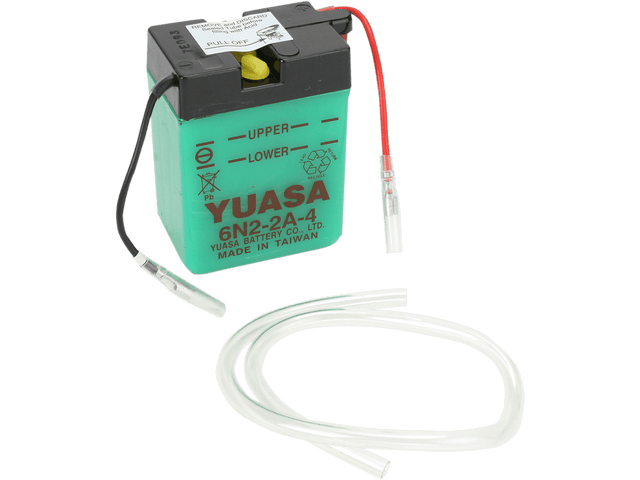 YUASA Battery - Y6N2-2A-4 YUAM2620B - Moto Shop Service