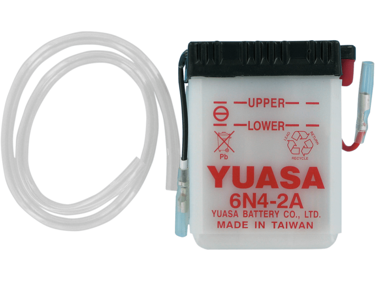 YUASA Battery - Y6N4-2A YUAM2640B - Moto Shop Service