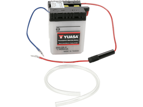 YUASA Battery - 6N4-2A-4 YUAM2644A - Moto Shop Service