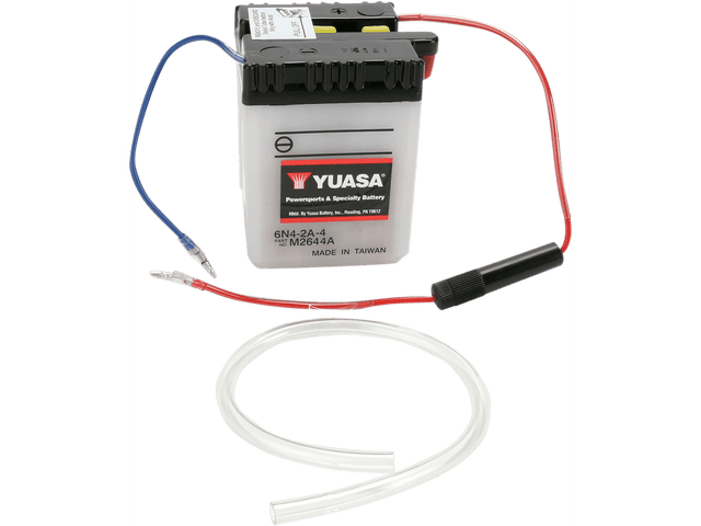 YUASA Battery - 6N4-2A-4 YUAM2644A - Moto Shop Service