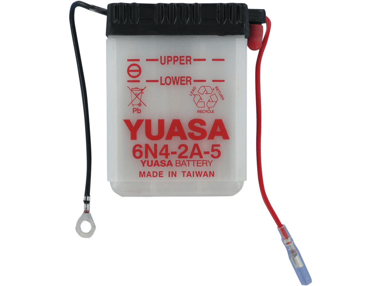 YUASA Battery - Y6N4-2A-5 YUAM2645A - Moto Shop Service