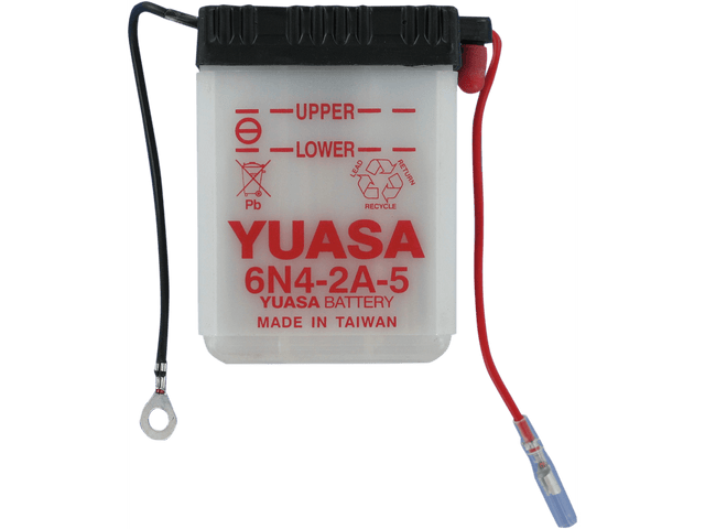 YUASA Battery - Y6N4-2A-5 YUAM2645A - Moto Shop Service