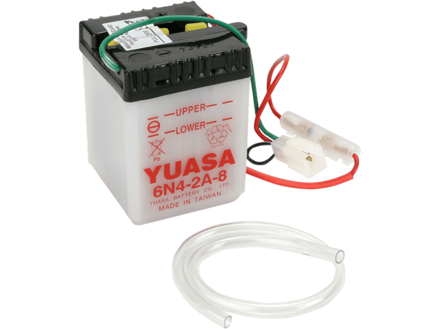 YUASA Battery - Y6N4-2A-8 YUAM2648A - Moto Shop Service