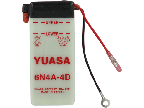 YUASA Battery - Y6N4A-4D YUAM26A4B - Moto Shop Service