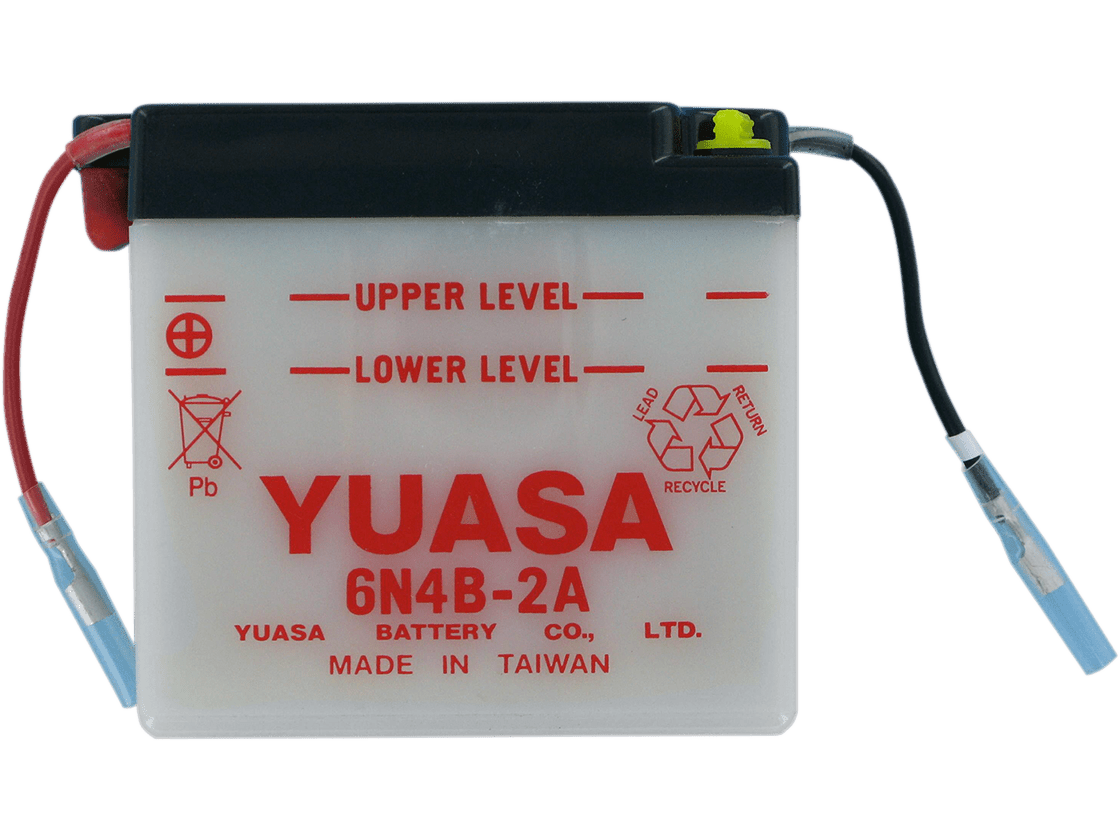 YUASA Battery - Y6N4B-2A YUAM26B4B - Moto Shop Service