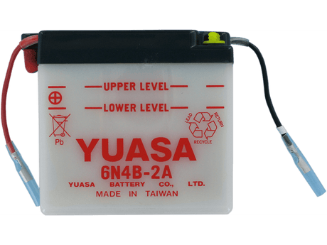 YUASA Battery - Y6N4B-2A YUAM26B4B - Moto Shop Service