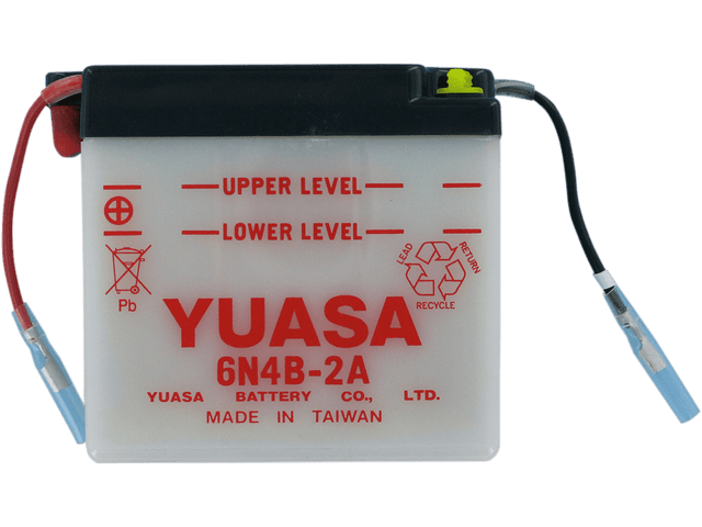 YUASA Battery - Y6N4B-2A YUAM26B4B - Moto Shop Service