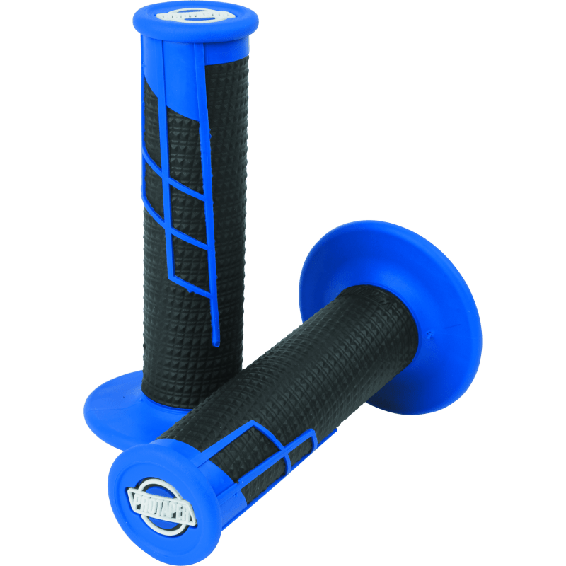 Clamp-On 1/2 Waffle Grip - Blue/Black