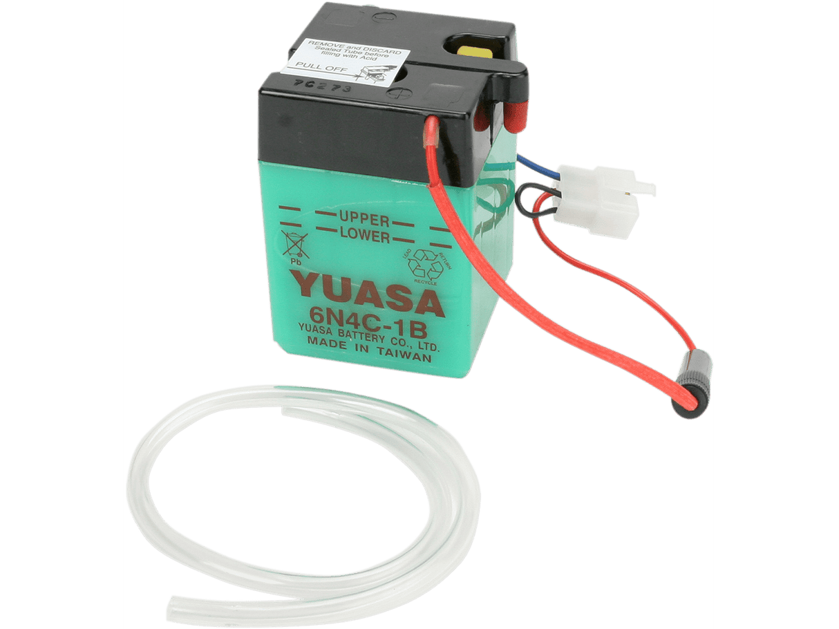 YUASA Battery - Y6N4C-1B YUAM26C4B - Moto Shop Service