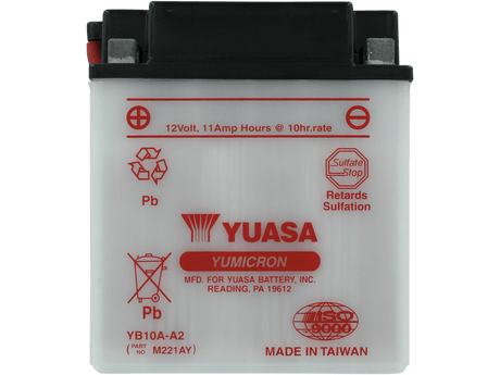 YUASA Battery - YB10A-A2 YUAM221AY - Moto Shop Service