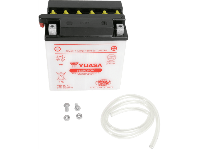 YUASA Battery - YB10L-A2 YUAM2210Y - Moto Shop Service