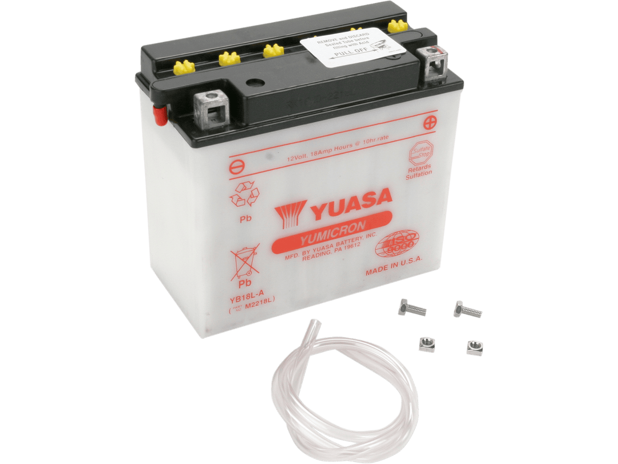 YUASA Battery - YB18-LA YUAM2218LTWN - Moto Shop Service