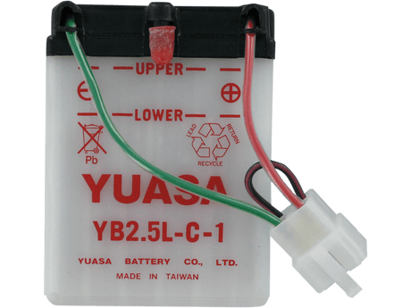 YUASA Battery - YB2.5L-C-1 YUAM22LC1 - Moto Shop Service