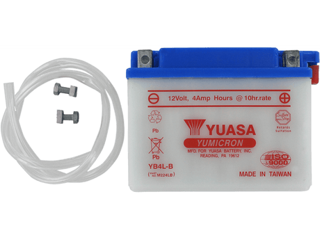 YUASA Battery - YB4L-B YUAM224LB - Moto Shop Service