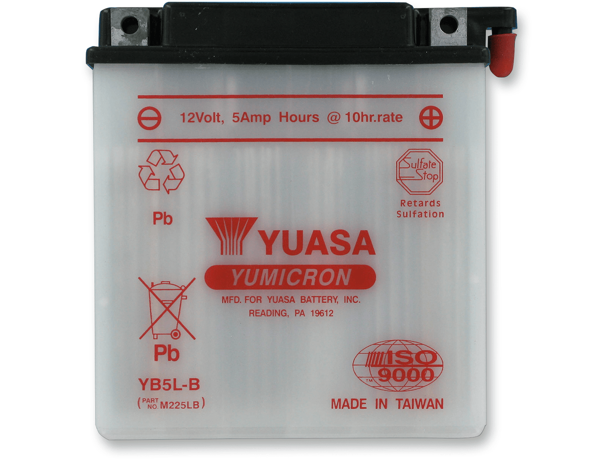 YUASA Battery - YB5L-B YUAM225LB - Moto Shop Service