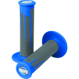 Full Diamond Clamp-On Grips - Blue/Dark Gray