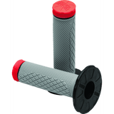 Tri Density Full Diamond MX Grips - Red