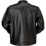 Z1R Deagle Leather Jacket - Black - Small 2810-3757