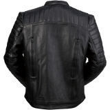 Z1R Artillery Leather Jacket - Black - Large 2810-3775