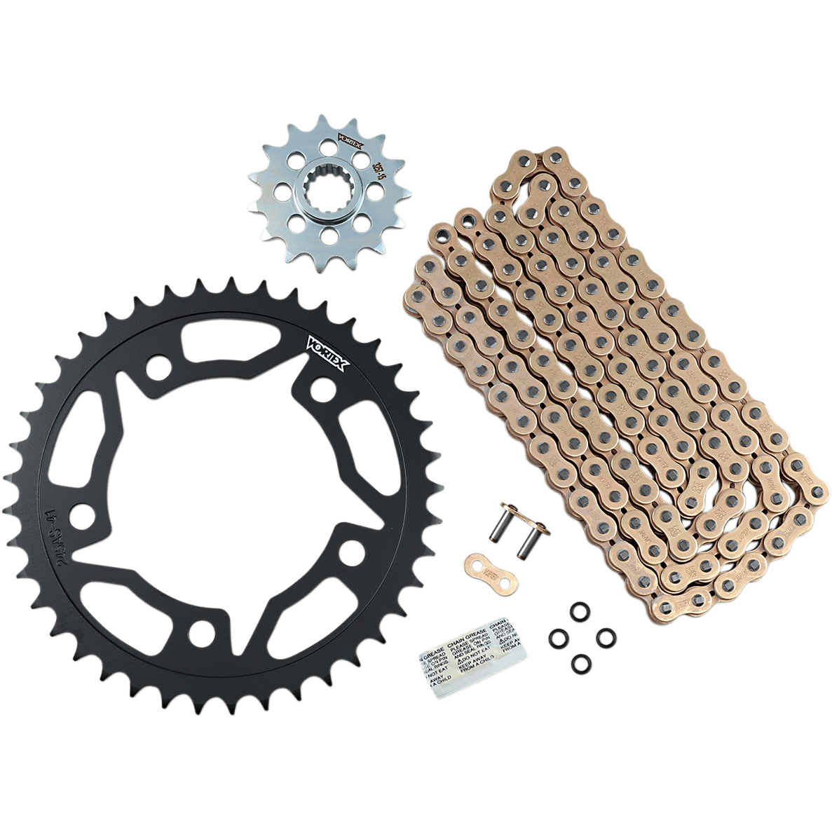 VORTEX Chain Kit - Gold - Honda - CBR 500 CKG2271 - Moto Shop Service