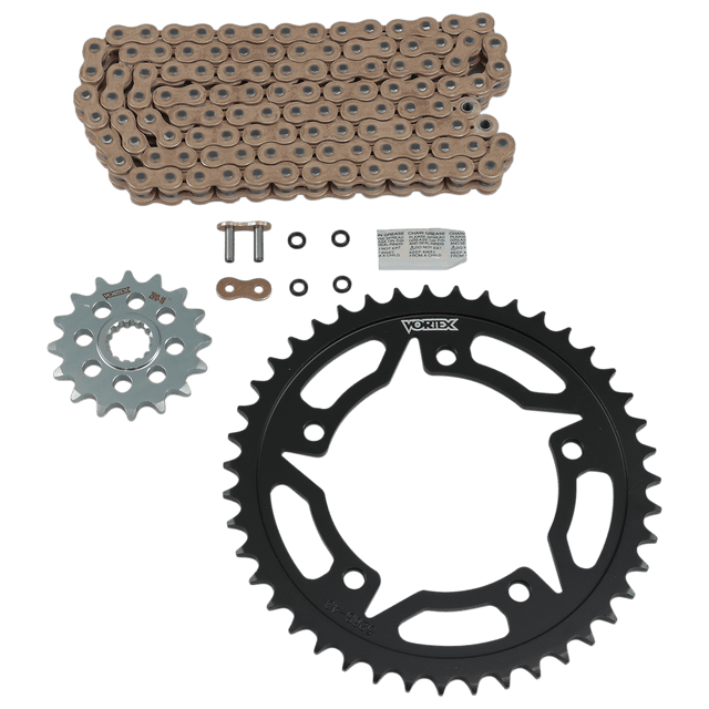 VORTEX Chain Kit - Gold - Suzuki - GSX-R 600 CKG5130 - Moto Shop Service