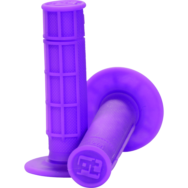 1/2 Waffle Grips - Neon Purple