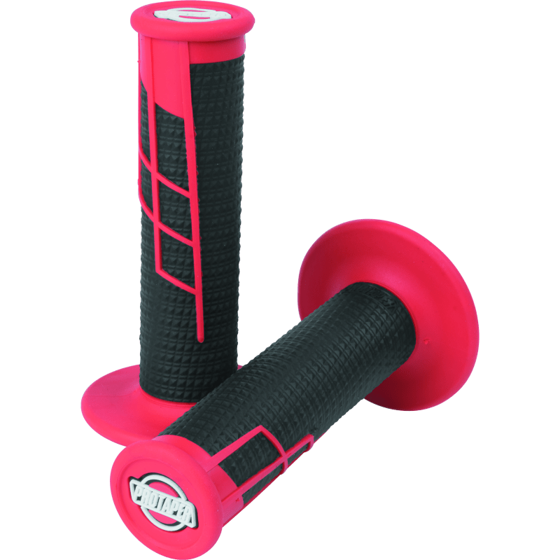 Clamp-On 1/2 Waffle Grip - Red/Black