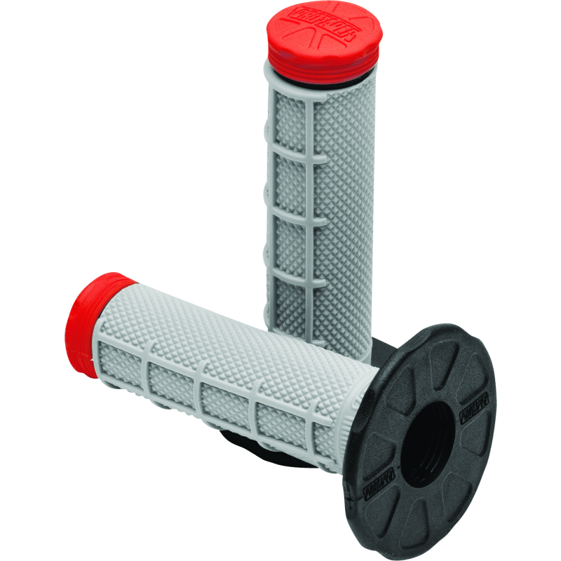 Tri Density MX 1/2 Waffle Grips - Red