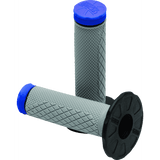 Tri Density Full Diamond MX Grips - Blue