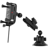 Device Holder - Tough-Charge* - Charging - Wireless - Waterproof - Suction Cup Mount RAM-B-166-UN12W