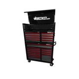 Pro Series | 45" 19-Drawer Rolling Toolbox | Black and Red