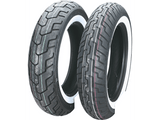 DUNLOP Tire - D404 - Front - Wide White Wall - Moto Shop Service