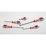 8-Piece American Flag Handle Screwdriver Set | 1/3rd EVA Foam