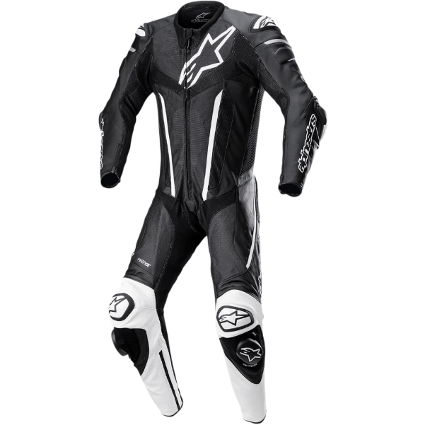 Fusion 1-Piece Suit - Black/White